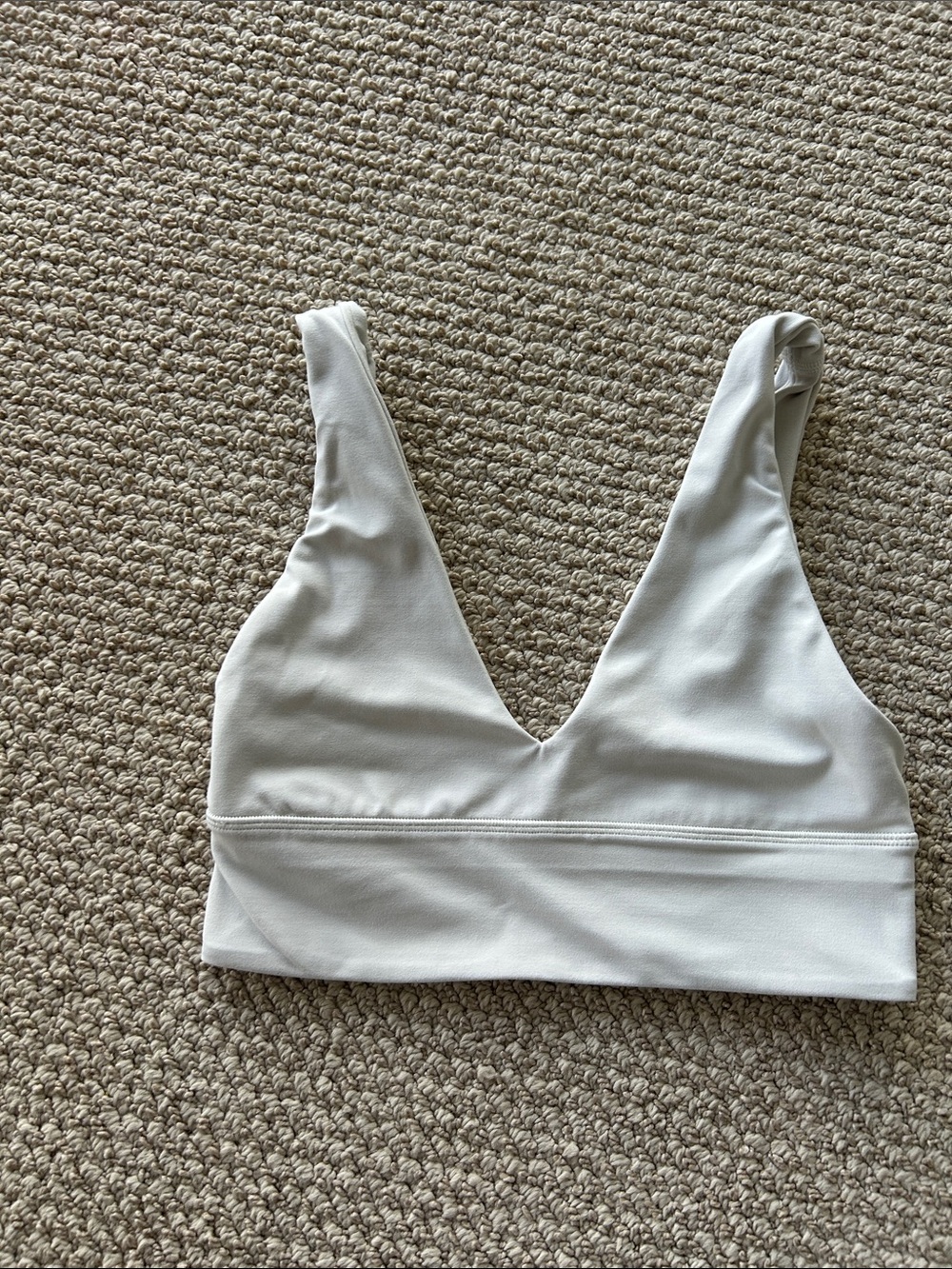 Lululemon alignV-Neck Bralette Top - bone